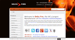 Desktop Screenshot of deltafire.co.uk